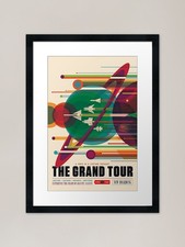 Listing image for Grand Tour Space Exploration Framed Framed Wall Art Poster Canvas Print Picture
