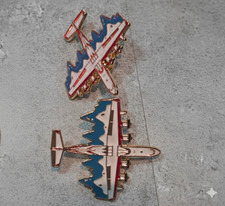 Listing image for Aviation Military Aircraft Pin Badge Brooch - White Bomber
