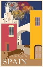 Listing image for SP02 VINTAGE SPANISH SPAIN TRAVEL A4 POSTER PRINT