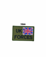 Listing image for Uk Forces Army Union Jack Flag Embroidered Patch Badge Sew/Iron On A57