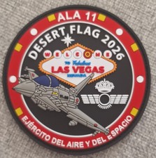 Listing image for Spanish Air Force Desert Flag 2026 Las Vegas US Eurofighter Typhoon 3D PVC Patch
